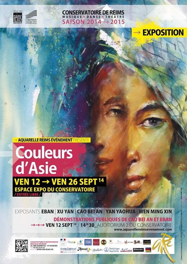 affiche Couleur d'Asie