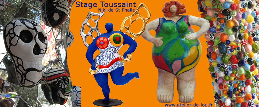 Activités art plastique enfant : sculpture niki de saint phalle