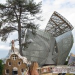 Fondation Louis Vuiton vue de Barcelone