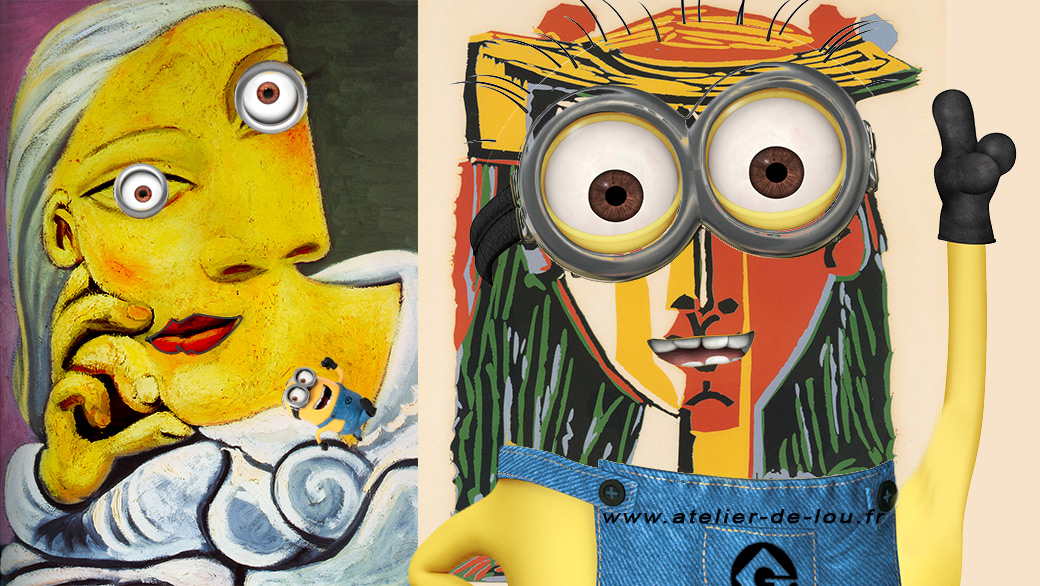 Picasso et les minions se retrouvent pour peindre ensemble