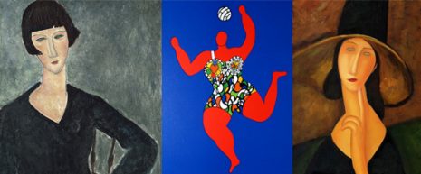 peinture pour enfant avec modigliani & niki de st phalle