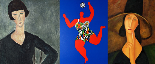 peinture pour enfant avec modigliani & niki de st phalle