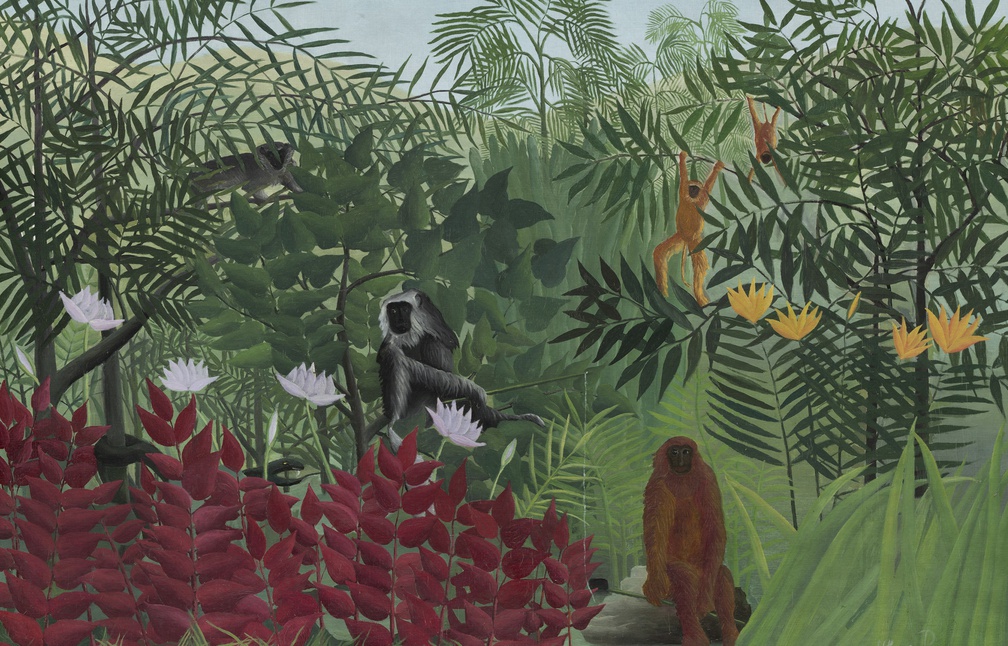 une jungle à peindre du douanier rousseau