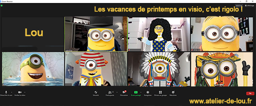 Dessin en visio avec les minions à travers l'art et l'histoire