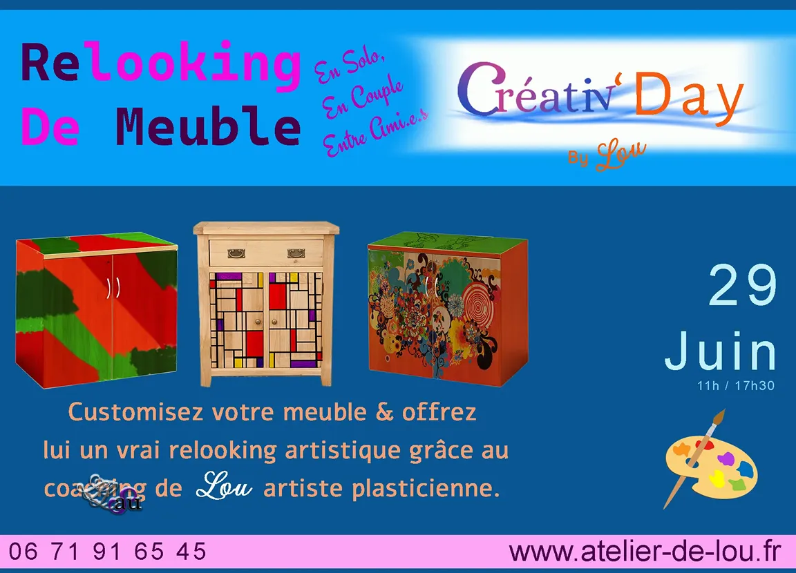 Customisation et upcycling meuble