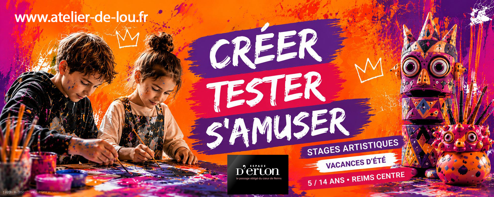 Stage enfant ado été 2026 Reims