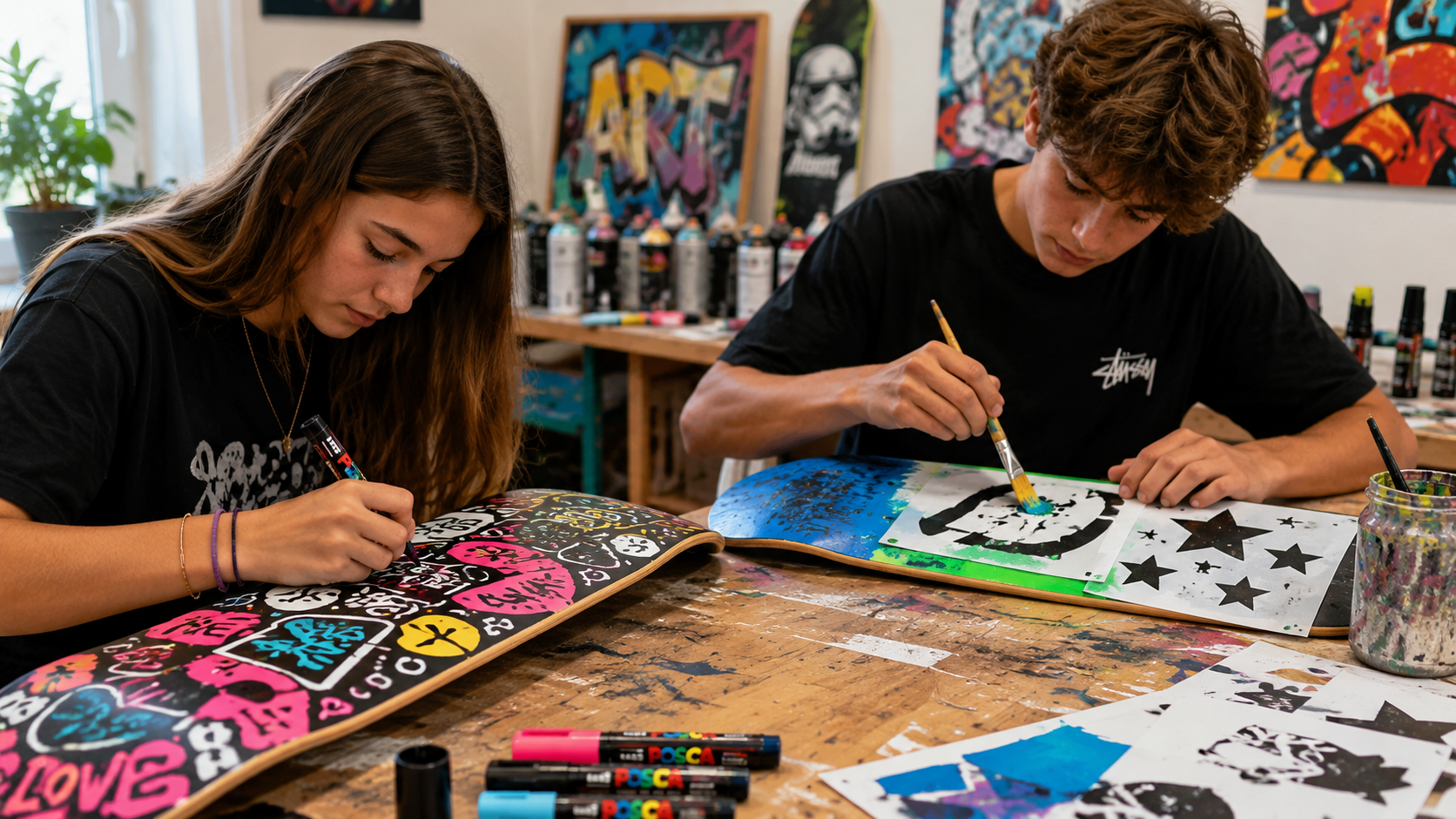 atelier street art et skateboard Reims